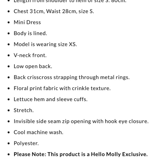 New Hello Molly Golden Moon Dress - Picture 7 of 11